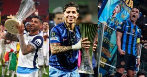 Los argentinos capitanes y campeones en Europa, a la espera de Lautaro Martínez en la Champions