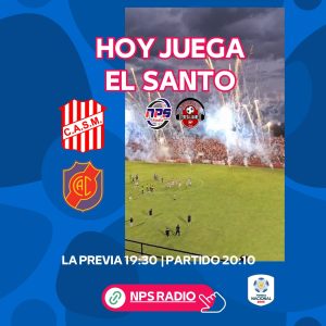 Copia de HOY JUEGA EL SANTO (50.799 x 50.799 cm)
