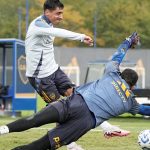 El 11 de Boca que probó Herrón para jugar los octavos de final contra Lanús