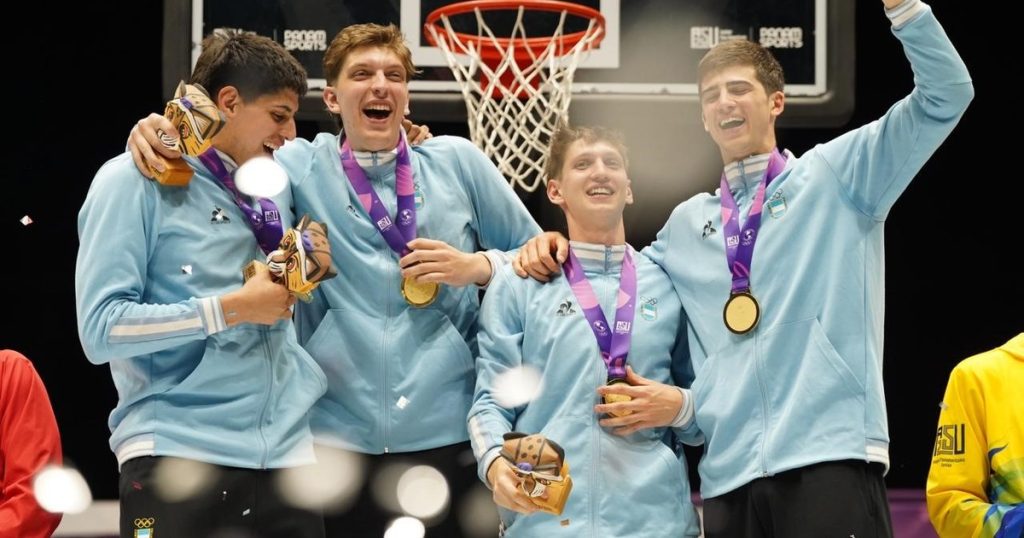 Oro para Argentina en el básquet 3x3