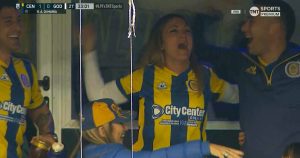 El romántico mensaje que Jorgelina Cardoso le dedicó a Ángel Di María tras haber convertido un gol en el clásico rosarino