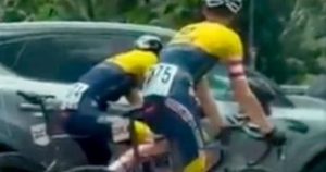 Trampa viral: dos ciclistas se escondieron y los atraparon