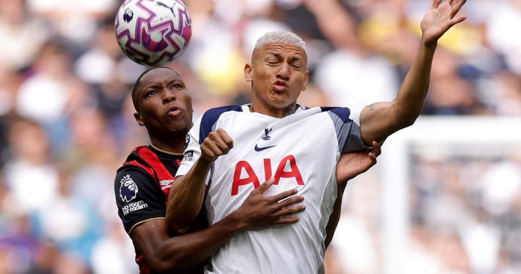 El Tottenham del Cuti Romero cae con el Bournemouth