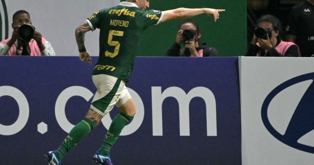 El pedido de disculpas de Aníbal Moreno para los hinchas de Palmeiras tras ser expulsado ante Corinthians