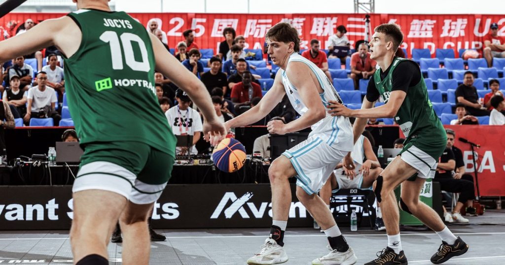 La Selección U23 dejó todo y se despidió en los cuartos del Mundial 3x3