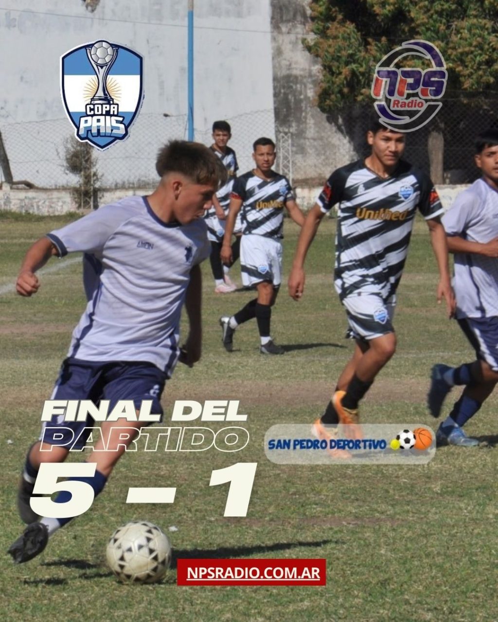 Copia de Copia de Copia de Post de Instagram Partido de Fútbol Moderno Negro