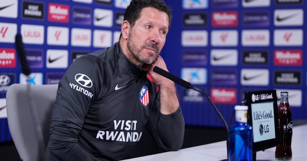 Simeone, sobre el mal arranque del Atlético de Madrid: "Soy la pieza más observada"