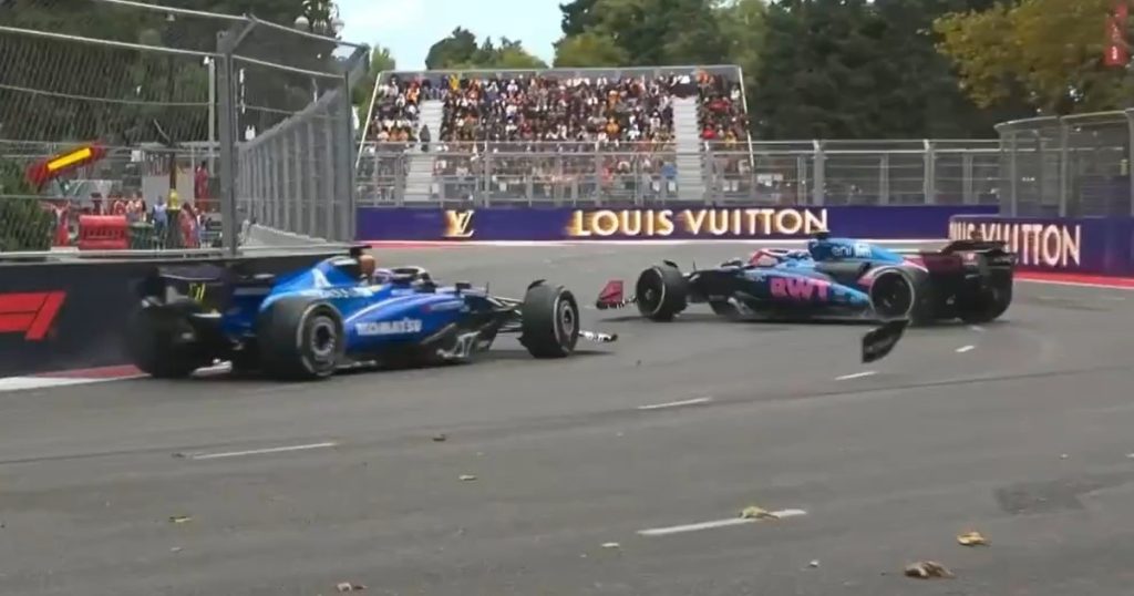Qué dijo Franco Colapinto acerca del choque con Alexander Albon
