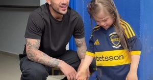 “Los sueños se cumplen”, la nena que se hizo viral y conoció a los jugadores de Boca