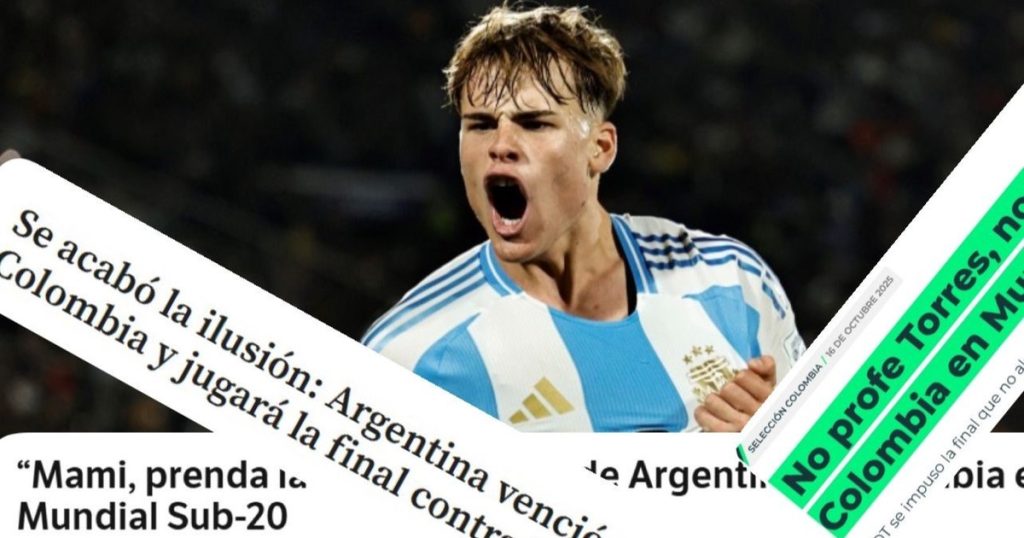 La reacción de los medios colombianos tras la derrota de la Sub-20: "El triste final y la burla de Argentina"