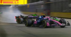 Video: Franco Colapinto se salvó de que Nico Hulkenberg se estrellara contra él