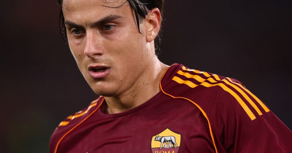 Con Paulo Dybala titular, la Roma busca el triunfo ante Sassuolo