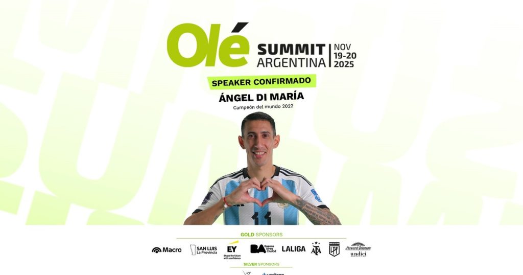 Di María, campeón del mundo y uno de los mejores de la historia en el Olé Summit 2025