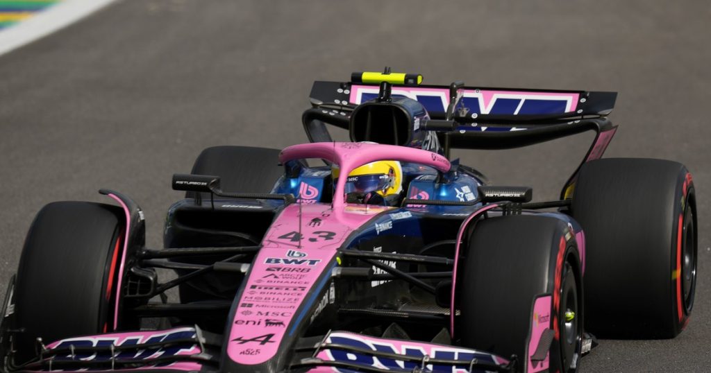 Franco Colapinto ganó otro puesto en la parrilla del GP de San Pablo y largará 16°