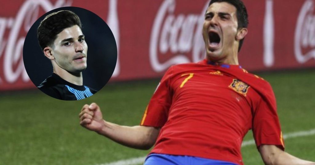 David Villa, rendido ante Julián Álvarez: "Me gusta mucho, es un delantero total"