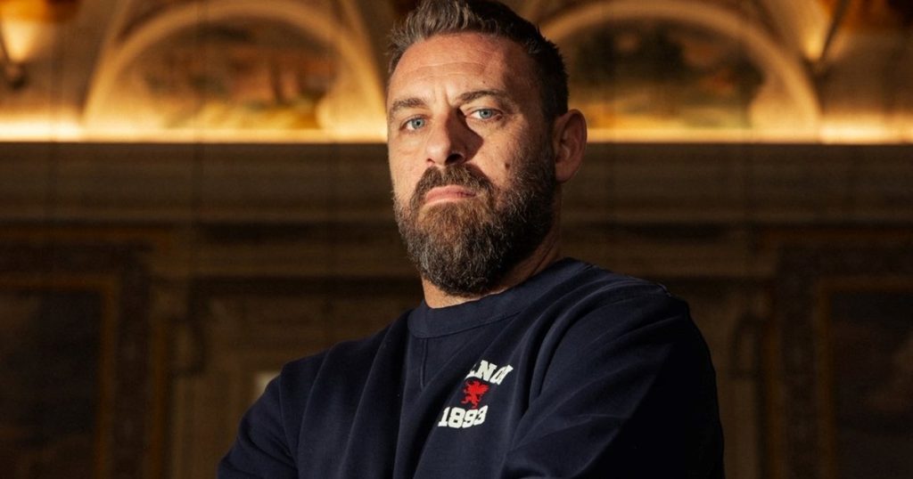Con guiño a Boca, Daniele De Rossi fue presentado como el nuevo DT del Genoa