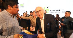 La trastienda de la presentación de Bianchi en el Olé Summit