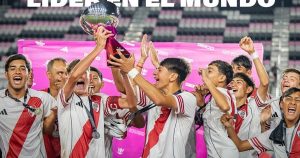 Los chicos, lo mejor de River en 2025: "Líder en el mundo"
