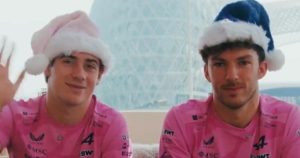 Video: el mensaje especial de Colapinto junto a Gasly por las Fiestas