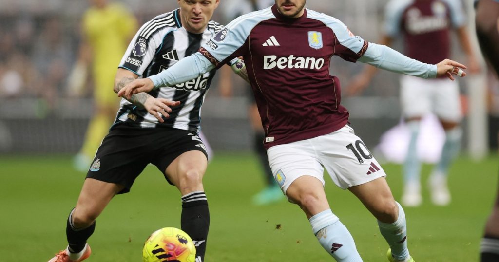 Con Dibu Martínez y Buendía, Aston Villa enfrenta a Newcastle por la Premier League