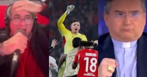 El gol agónico del Benfica: del susto en vivo de un obispo al relato viral del "Padre Nuestro"