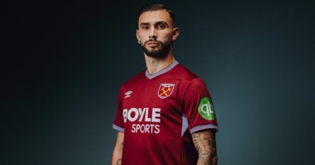 El West Ham oficializó la llegada del argentino Taty Castellanos