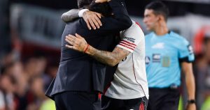 El jugador de River, silbado por los hinchas, que le dedicó un mensaje a Gallardo: "Agradecido para siempre"