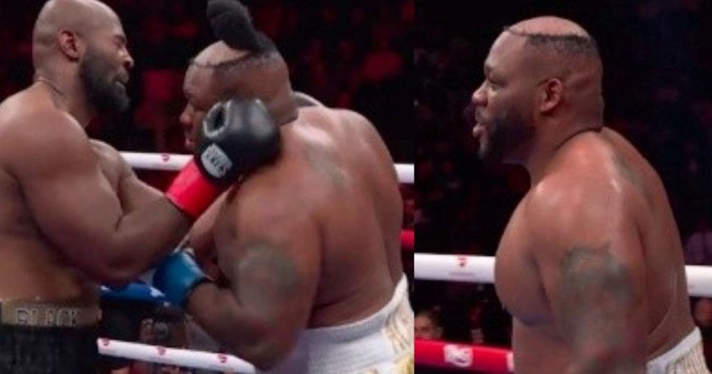 Video: en plena pelea, un boxeador perdió su peluca...