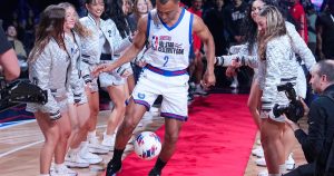 Video: la estelar aparición de Cafú en el Juego de las Estrellas de la NBA