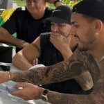 Día de descanso para Paredes en medio de su recuperación: asado, truco y familia