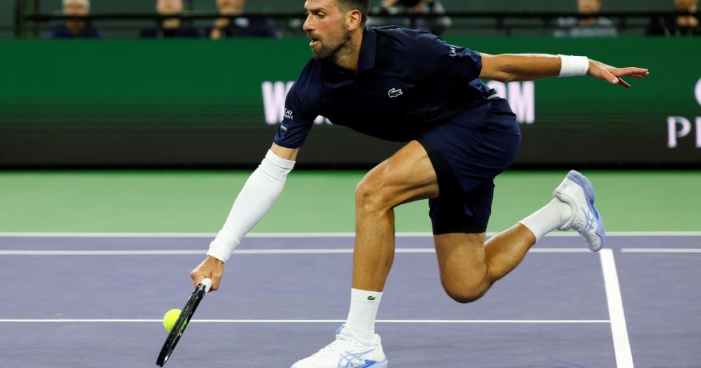 Video: el puntazo de Djokovic en su derrota en Indian Wells