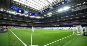 El Bernabéu se transforma: de templo del fútbol a pista gigante de tenis
