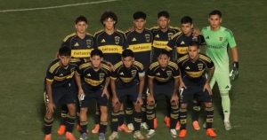 Con un gol olímpico, el triunfo de la Reserva de Boca bajo la mirada de Román