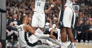 Video: la conmoción cerebral que sufrió Victor Wembanyama ante Portland Trail Blazers