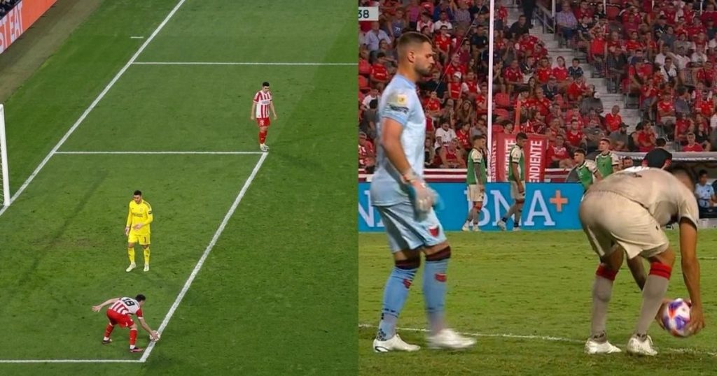 La comparación que hacen en España del penal no cobrado al Barcelona con una acción similar que pasó en la Liga Profesional