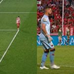 La comparación que hacen en España del penal no cobrado al Barcelona con una acción similar que pasó en la Liga Profesional