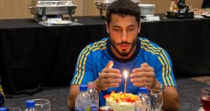 El discurso de Figal tras soplar las velitas en Córdoba: "Hay un equipazo y podemos salir campeones"