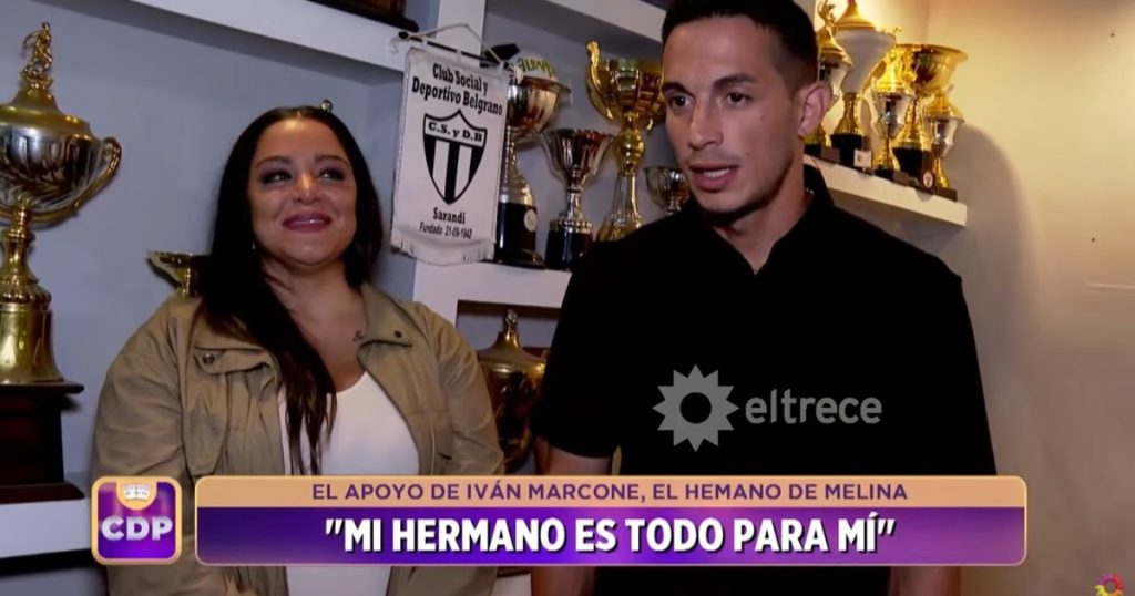Iván Marcone apareció en Cuestión de Peso para bancar a su hermana