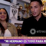 Iván Marcone apareció en Cuestión de Peso para bancar a su hermana
