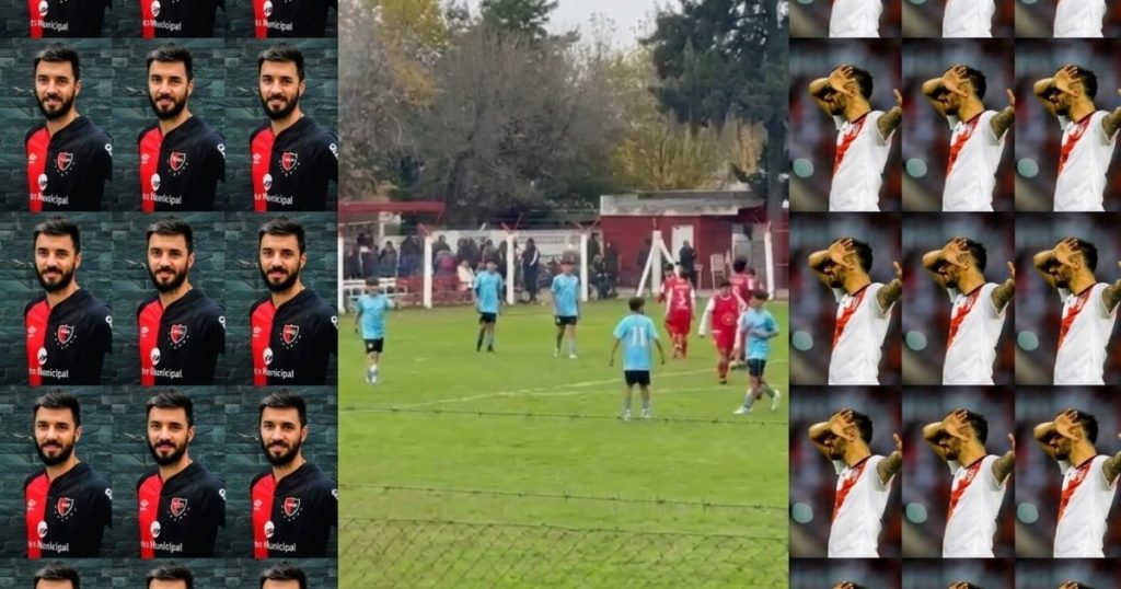 Del tal palo...El golazo de tiro libre del hijo de un ex goleador de Newell's y River