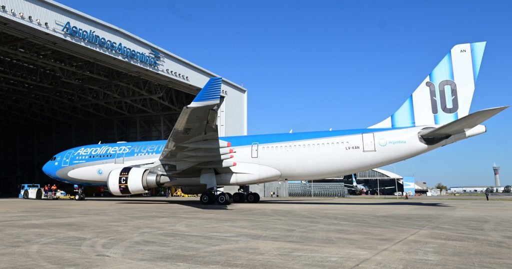 "El avión más argentino del mundo": el nuevo proyecto de Aerolíneas Argentinas de cara al Mundial