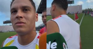 Video: la reacción de Juanfer Quintero al ser consultado sobre su futuro en River