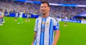 Di María y un especial posteo después del show de Messi frente a Austria
