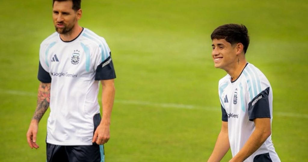 Aranda superó a Maradona y Messi por su debut en la Selección
