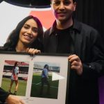 Con camiseta especial: el homenaje de River a Lali por sus shows en el Monumental