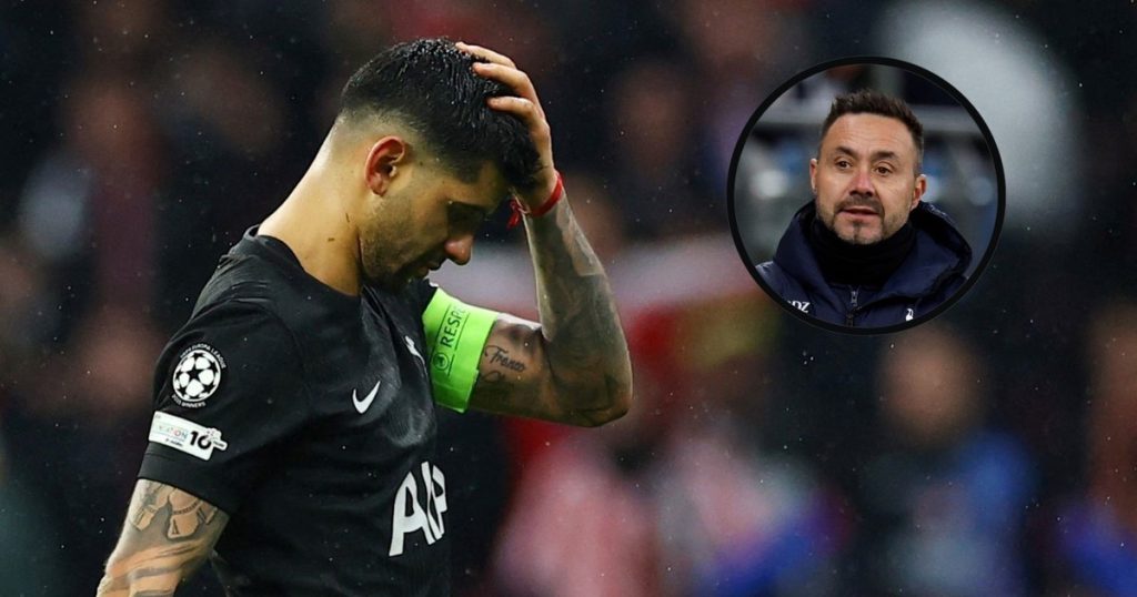 La declaración del DT del Tottenham que aleja aún más al Cuti Romero de Londres: "Ni lo llamé para convencerlo"