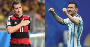 Klose contó que habló por teléfono con Messi tras el récord gracias a Scaloni: "Fue muy emotivo"