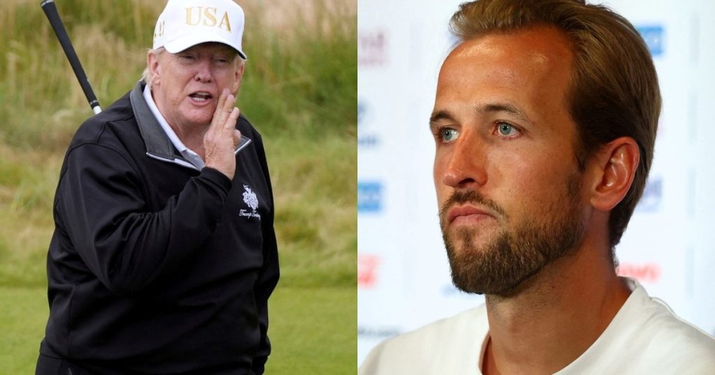 Harry Kane contó que jugó al golf con Donald Trump: "Fue una experiencia única"