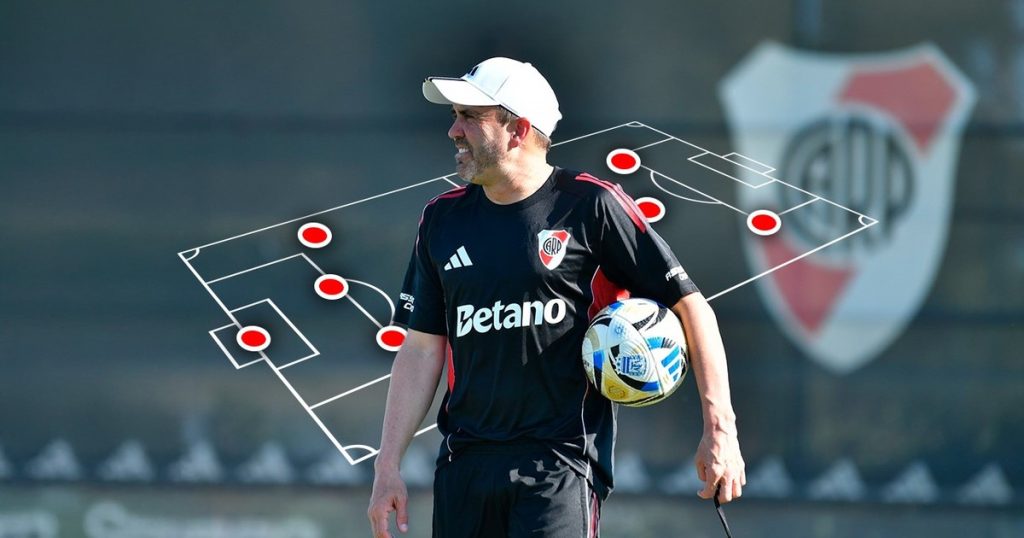 Pensando en la Sudamericana, el probable 11 de River frente a Vélez