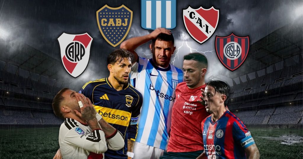 Los cinco grandes y un flojísimo arranque: acumulan menos puntos en conjunto que los dos punteros de cada zona